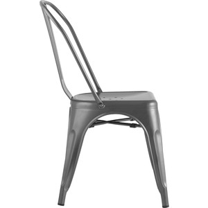 фото Стул stool group tolix серебристый матовый yd-h440b yg-15