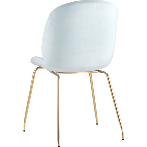 фото Стул stool group турин бархат мятный/золотые ножки 8329 velvet light blue