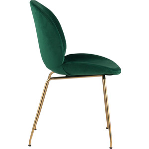 фото Стул stool group турин бархат изумрудный/золотые ножки 8329 velvet green