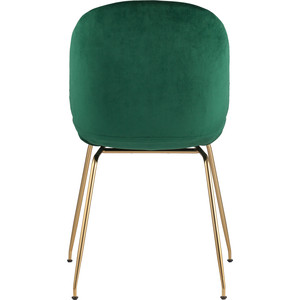 фото Стул stool group турин бархат изумрудный/золотые ножки 8329 velvet green