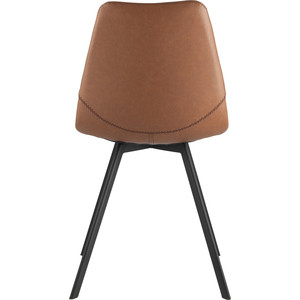 фото Стул stool group саксон кожзам коричневый saxon pu brown