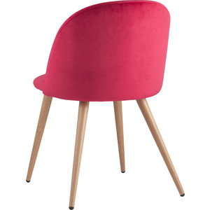 фото Стул stool group лион вельвет красный zomba velvet red