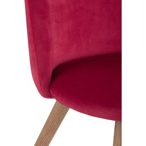 фото Стул stool group лион вельвет красный zomba velvet red