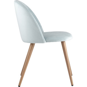 фото Стул stool group лион вельвет пыльно-голубой zomba velvet lightblue hlr-16