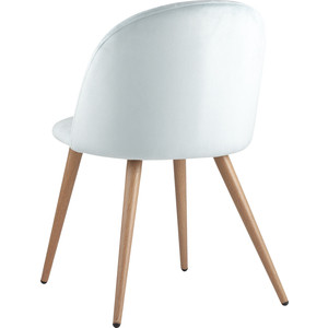 фото Стул stool group лион вельвет пыльно-голубой zomba velvet lightblue hlr-16