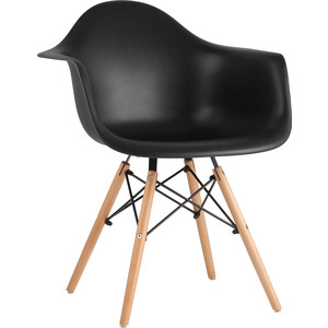 фото Кресло stool group eames w черное 8066 black seat dual