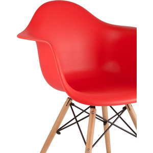 Кресло Stool Group Eames W красное 8066 RED seat dual - фото 5