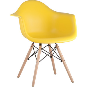 фото Кресло stool group eames w желтое 8066 yellow seat dual