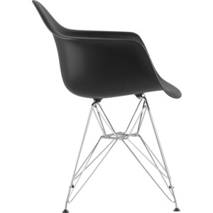 фото Кресло stool group eames черное 8066b black seat dual