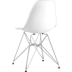 фото Стул stool group eames белый 8056a white seat dual