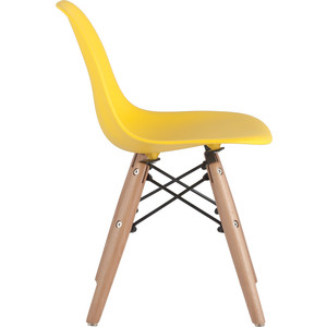 фото Стул stool group eames small деревянные ножки 8056s yellow