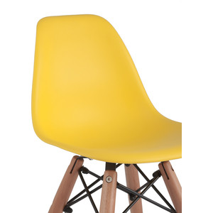 фото Стул stool group eames small деревянные ножки 8056s yellow