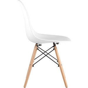 фото Стул stool group eames белый/деревянные ножки rico white dual