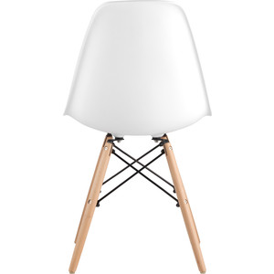 фото Стул stool group eames белый/деревянные ножки rico white dual