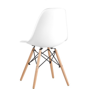 фото Стул stool group eames белый/деревянные ножки rico white dual