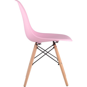 фото Стул stool group eames деревянные ножки 8056pp pink