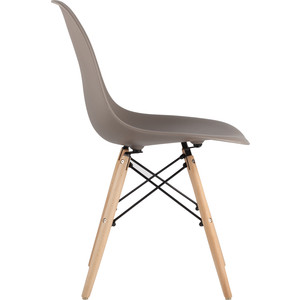 фото Стул stool group eames темно-серый/деревянные ножки 8056pp warm grey