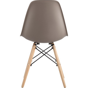 фото Стул stool group eames темно-серый/деревянные ножки 8056pp warm grey