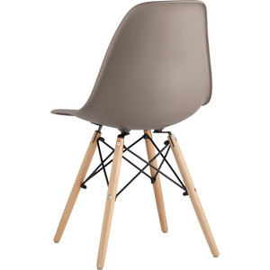 фото Стул stool group eames темно-серый/деревянные ножки 8056pp warm grey