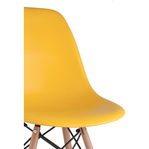 фото Стул stool group eames деревянные ножки 8056pp yellow