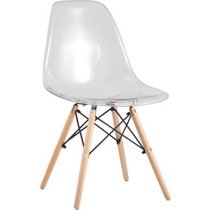 фото Стул stool group eames dsw прозрачный 8056pc clear seat dual