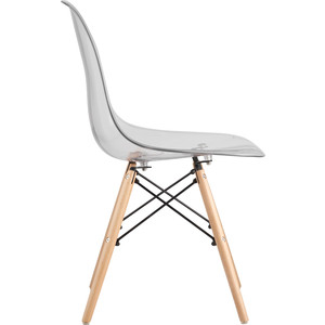 фото Стул stool group eames dsw прозрачный 8056pc clear seat dual