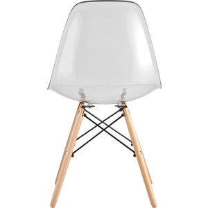 фото Стул stool group eames dsw прозрачный 8056pc clear seat dual