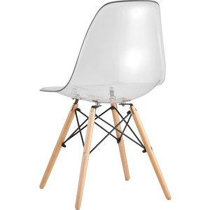 фото Стул stool group eames dsw прозрачный 8056pc clear seat dual