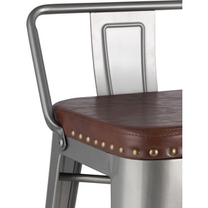 фото Стул барный stool group tolix soft серебристый lf630a grey 7083 + pu7002