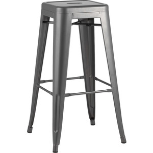 фото Стул барный stool group tolix серебристый матовый yd-h765 yg-15