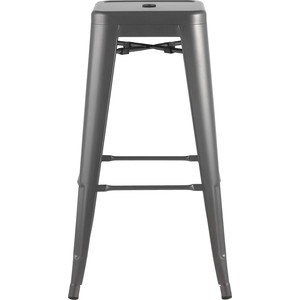 фото Стул барный stool group tolix серебристый матовый yd-h765 yg-15