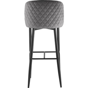 фото Стул барный stool group оскар вельвет серый mc11b velvet hlr-21 dual