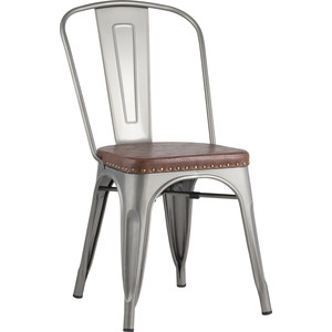 фото Стул stool group tolix soft серебристый lf818c grey 7083 + pu7002