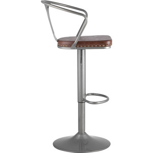 фото Стул stool group tolix arms soft серебристый регулируемый f2535l grey 7083+pu7002