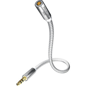 

Кабель межблочный Inakustik Premium Extension Audio Cable, 2m, 3.5mm jack-3.5mm jack(F)+6,3 jack adapter, 00410202, Premium Extension Audio Cable, 2m, 3.5mm jack-3.5mm jack(F)+6,3 jack adapter, 00410202