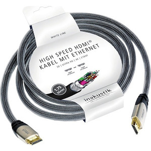 фото Кабель hdmi inakustik white, 1.75 m, 010527502