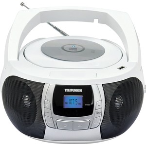 

Аудиомагнитола TELEFUNKEN TF-CSRP3498B белый/черный, TF-CSRP3498B белый/черный