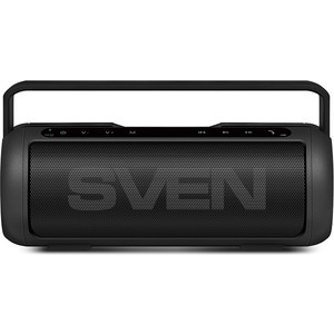 Портативная колонка Sven PS-250BL (стерео, 10Вт, USB, Bluetooth, FM) черный портативная колонка ritmix sp 830b стерео 20вт usb bluetooth fm 5 ч