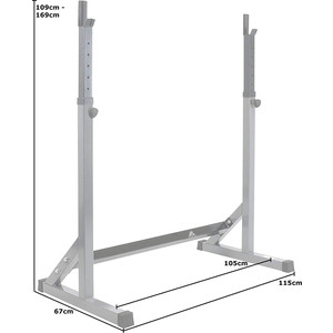 Стойка под штангу DFC черный/серый