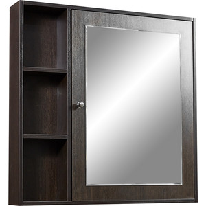 поворотный зеркальный шкаф shelf on иглу шелф венге Зеркальный шкаф Stella Polar Монтоне 80 венге (SP-00000158)