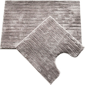 фото Набор ковриков для ванной iddis basic 85x55, 50x50, серый (b17m585i12)