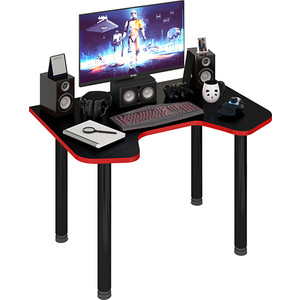 Стол компьтерный МЭРДЭС СКЛ-Игр120МО Ч черный стол компьтерный мэрдэс скл игр140 в