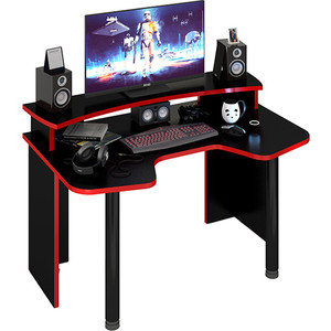 Стол компьтерный МЭРДЭС СКЛ-Игр140+НКИЛ140 Ч черный стол компьтерный мэрдэс скл игр120 нкил120 к