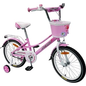 фото Велосипед avenger 16 little star, розовый/белый
