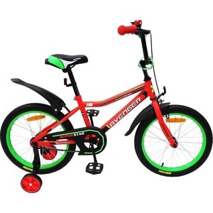 

Велосипед AVENGER 18 SUPER STAR, красный/черный, 18 SUPER STAR, красный/черный