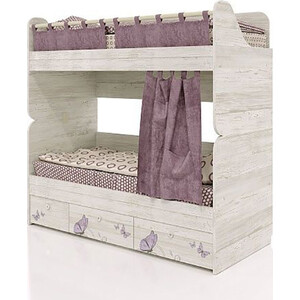 фото Сканд-мебель кровать двухъярусная леди 6-2 винтерберг