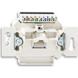 

Розетка ABB компьютерная RJ45 BJE 8 полюсов 6e кат белый, компьютерная RJ45 BJE 8 полюсов 6e кат белый