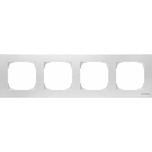 

Рамка ABB 4-постовая Sky альпийский белый, 4-постовая Sky альпийский белый