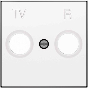 

Лицевая панель ABB Sky розетки TV-R альпийский белый, Sky розетки TV-R альпийский белый