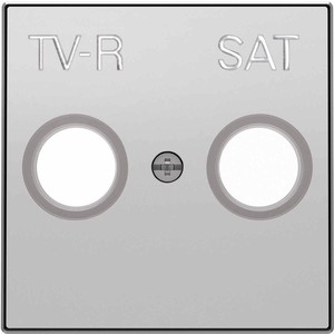 

Лицевая панель ABB Sky розетки TV-R-SAT серебристый алюминий, Sky розетки TV-R-SAT серебристый алюминий